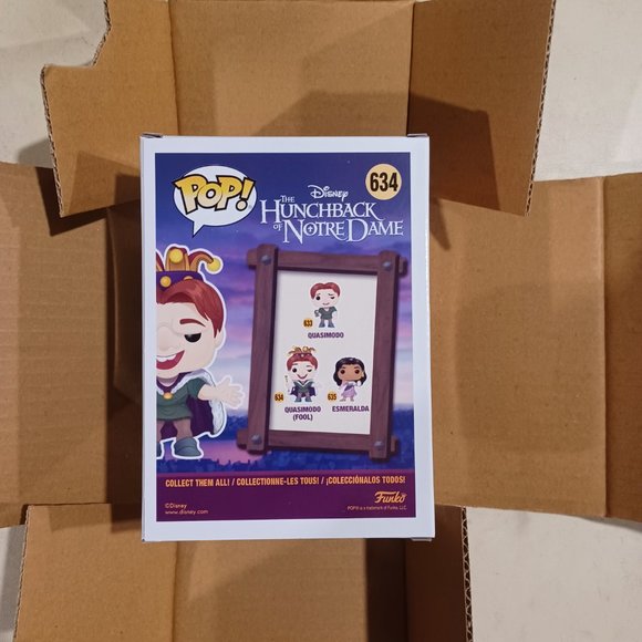 Funko Pop Quasimodo Fool #634 Disney The Hunchback of Notre Dame - Picture 3 of 5